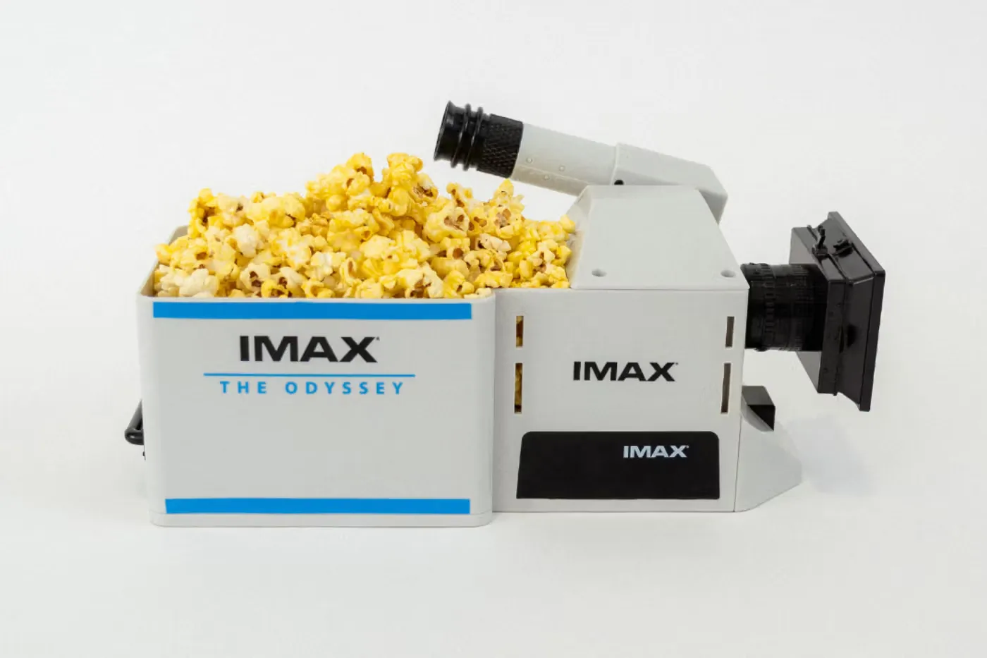 IMAX 限量版菲林摄影机爆谷桶，向《The Odyssey》幕后技术致敬的珍藏单品