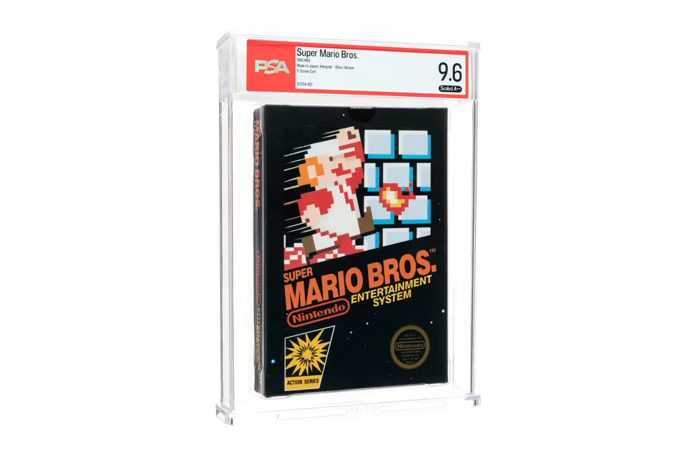 近乎满分评级《Super Mario Bros.》密封卡带拍出 300 万美元