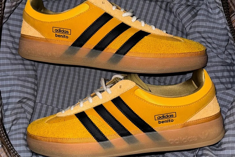 Bad Bunny × adidas Gazelle Indoor「Solar Gold」联名鞋款将在十月重磅登场