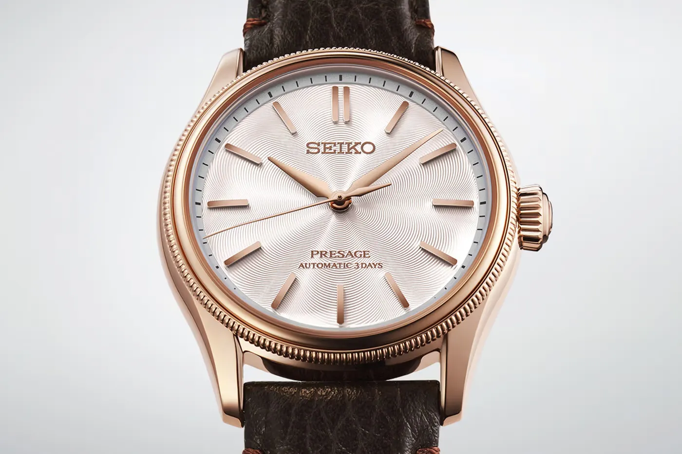 Seiko 全新 Presage 限量腕表，演绎「Shironeri」白丝质感表盘