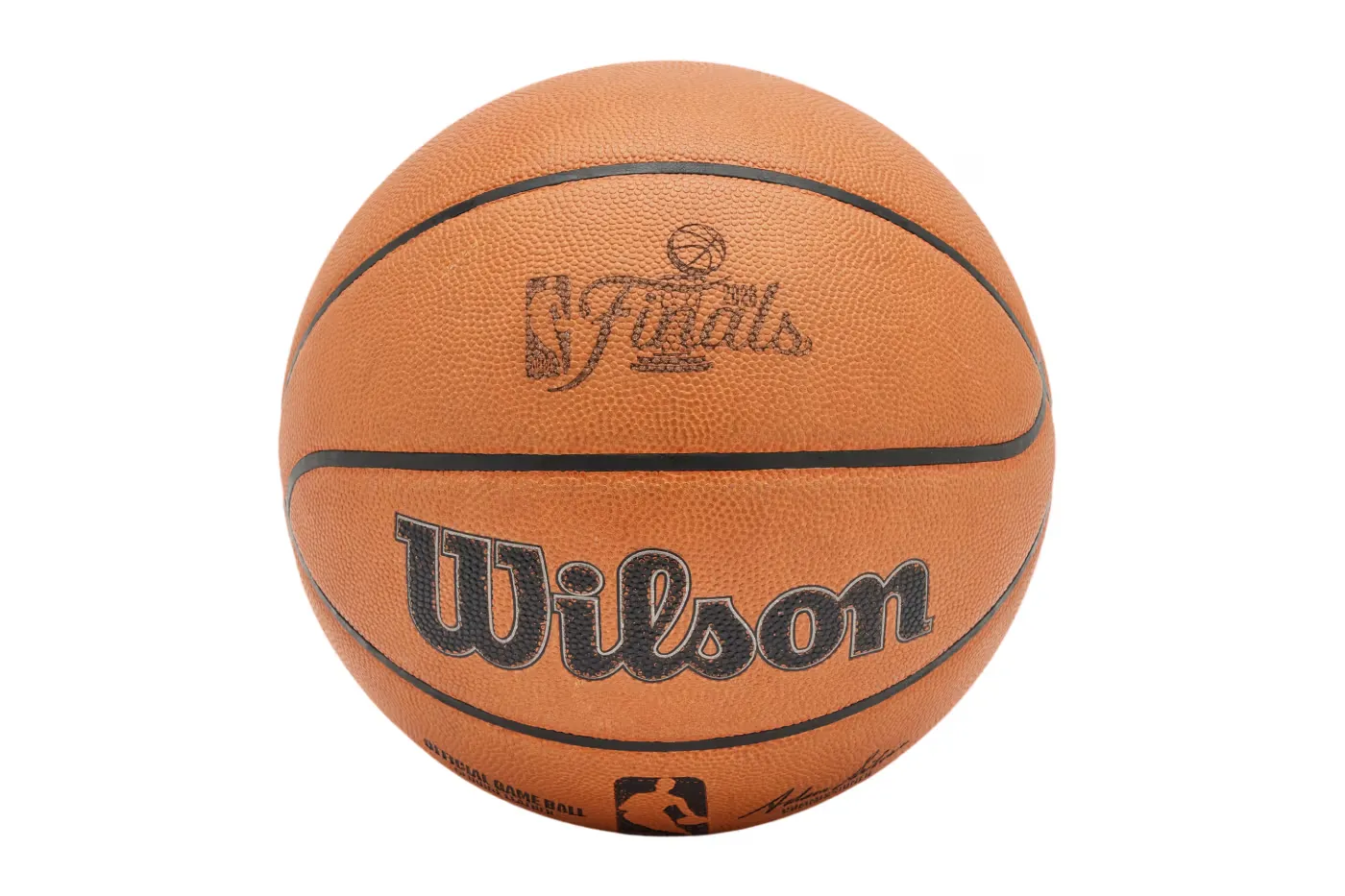 苏富比 Sotheby’s 拍卖 2026 NBA 总决赛「The Hand of OG」第 4 战实战用球
