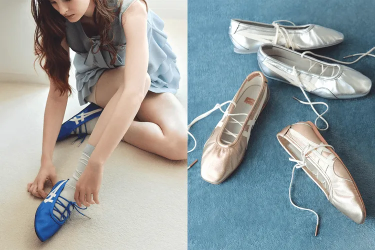 芭蕾舞鞋的优雅变奏:Onitsuka Tiger 释出全新 GYMNARINA™ 鞋款