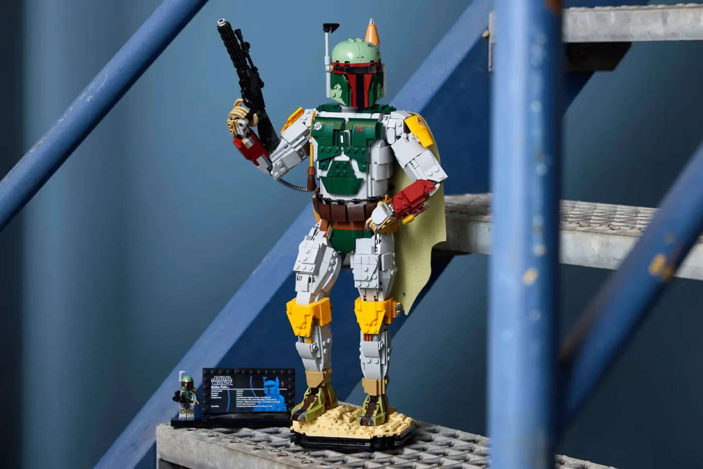 LEGO 推出 1,544 件「Boba Fett」大型展示模型　重现传奇赏金猎人英姿