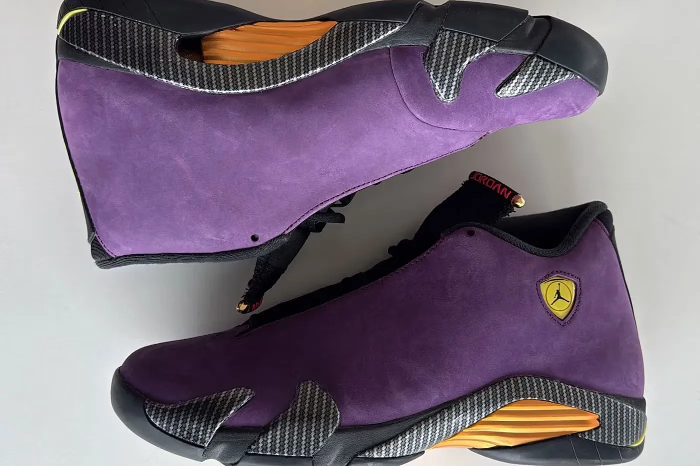Nigel Sylvester 公开 Air Jordan 14「Purple Ferrari」WNBA 球员版
