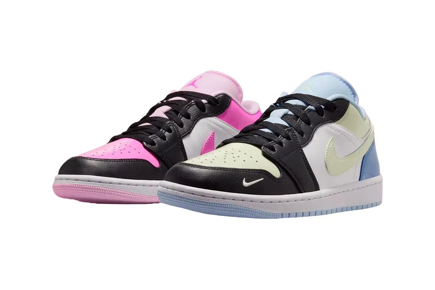 Nike Air Jordan 1 Low「Mismatched Patent」鞋款官方实物曝光