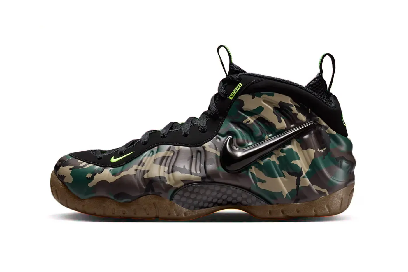 Nike Air Foamposite Pro「Green Camo」鞋款官方照片及发售资讯释出