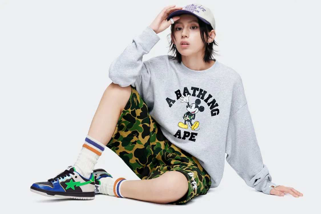 BAPE® 携手 MICKEY & FRIENDS 打造联名系列