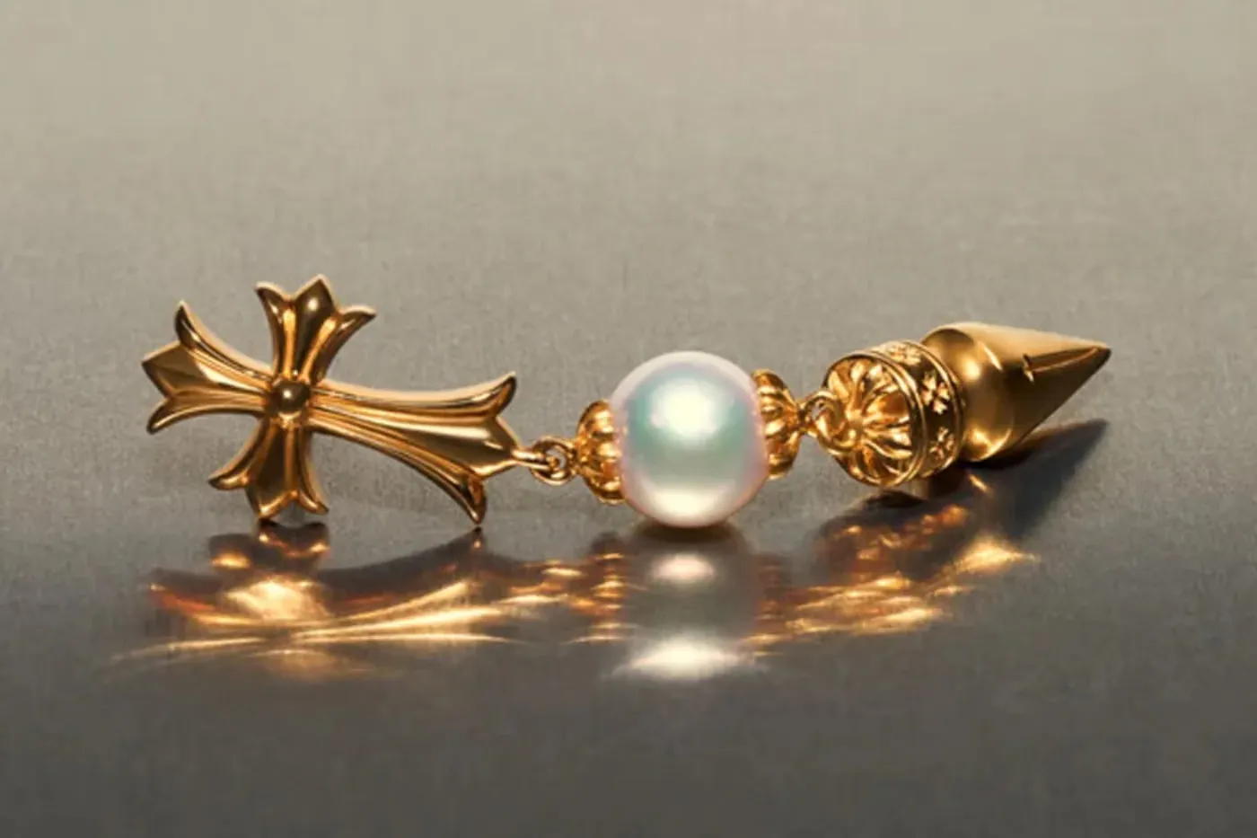 MIKIMOTO 与 Chrome Hearts 再度联乘推出 22K 黄金珠宝系列