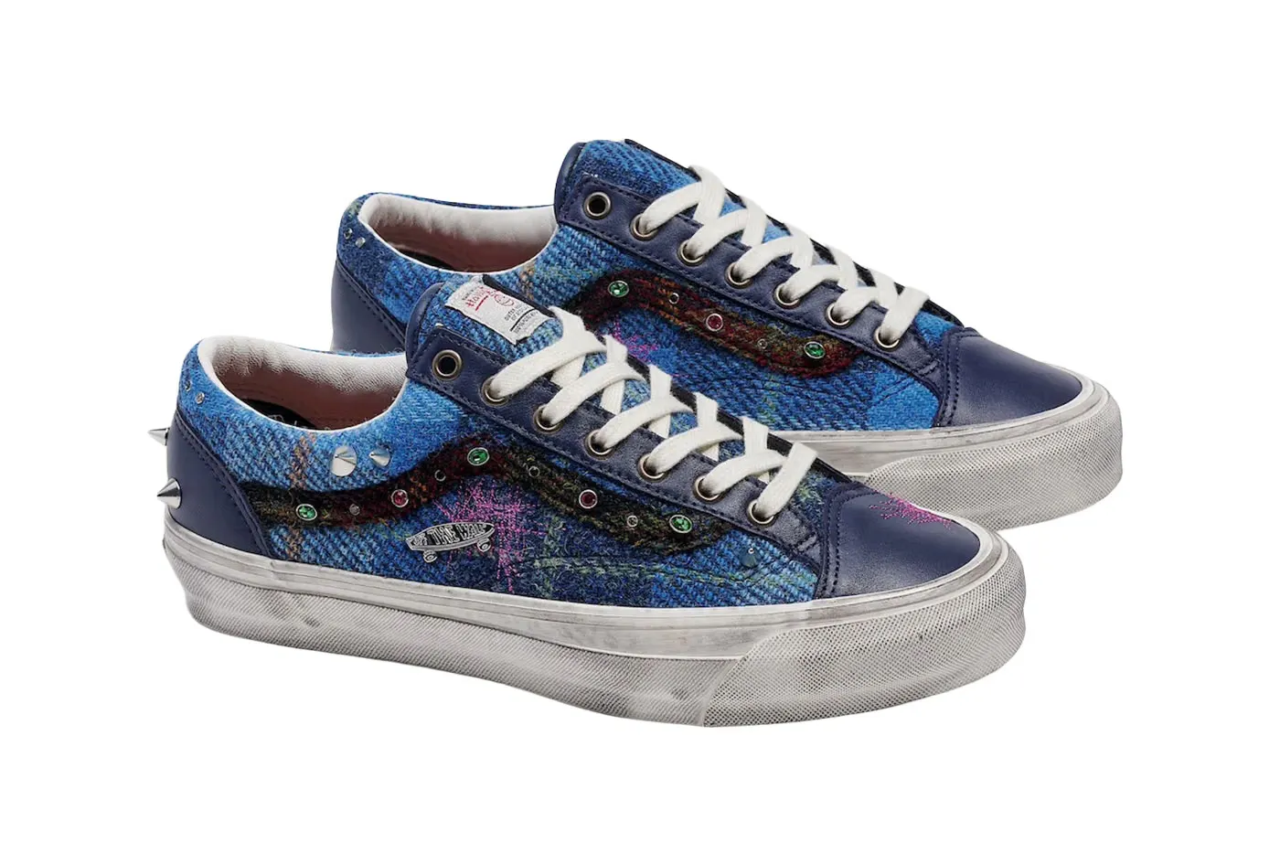 Harris Tweed × Vans Old Skool 联名鞋款官方图赏