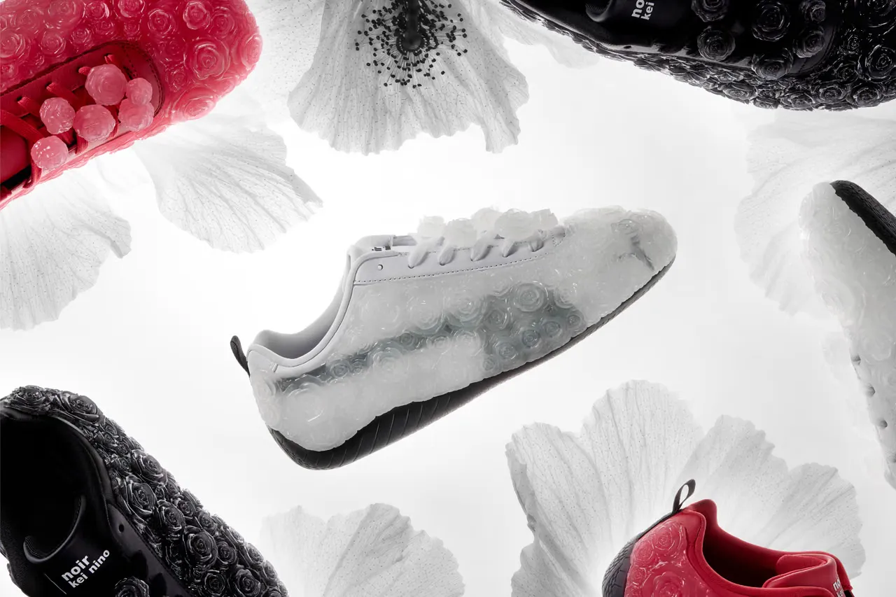 Noir Kei Ninomiya 为 PUMA Speedcat 鞋款铺满玫瑰
