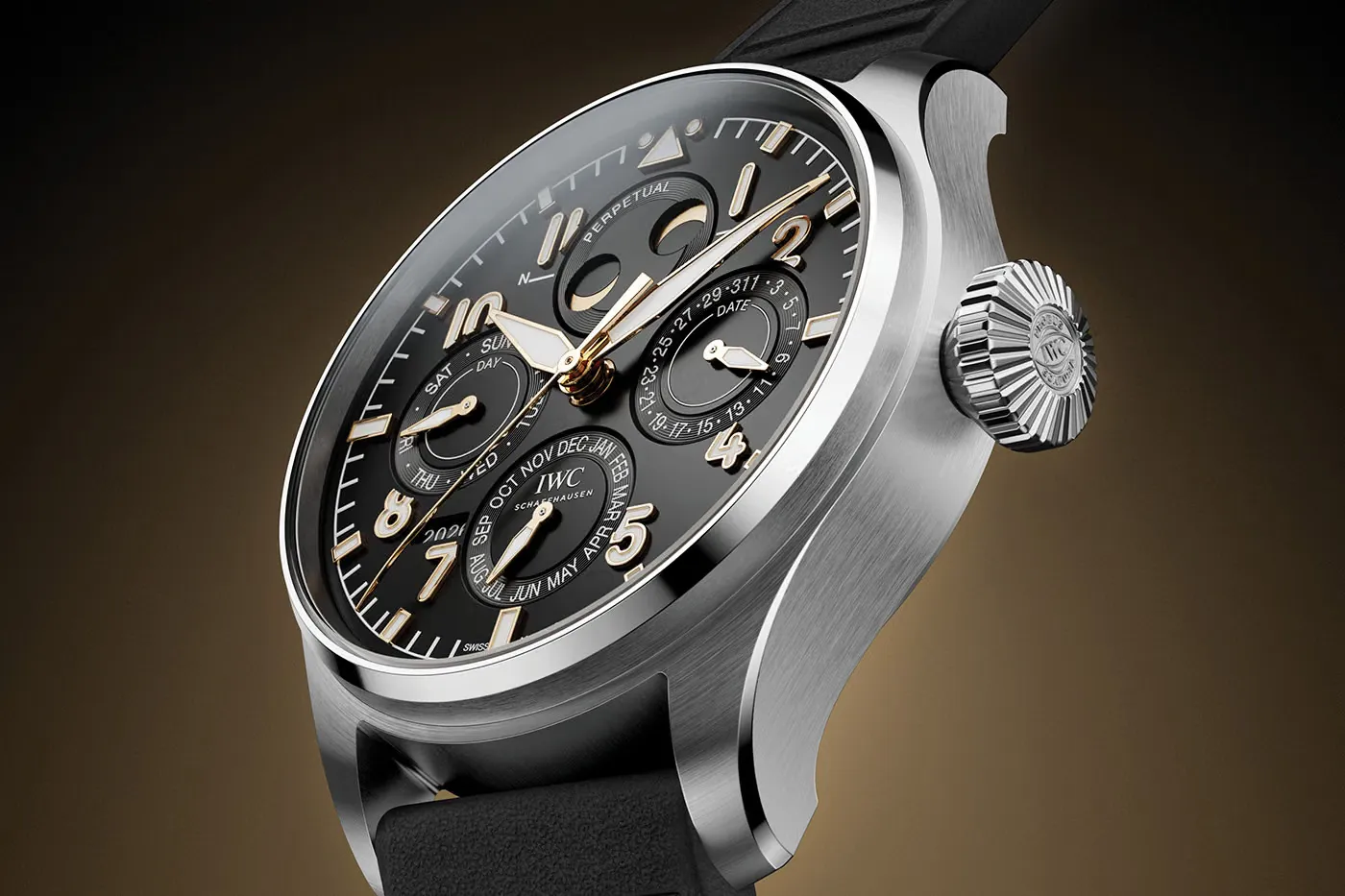 IWC 推出限量 Big Pilot’s Watch Perpetual Calendar，庆祝 Mercedes-Benz 140 周年