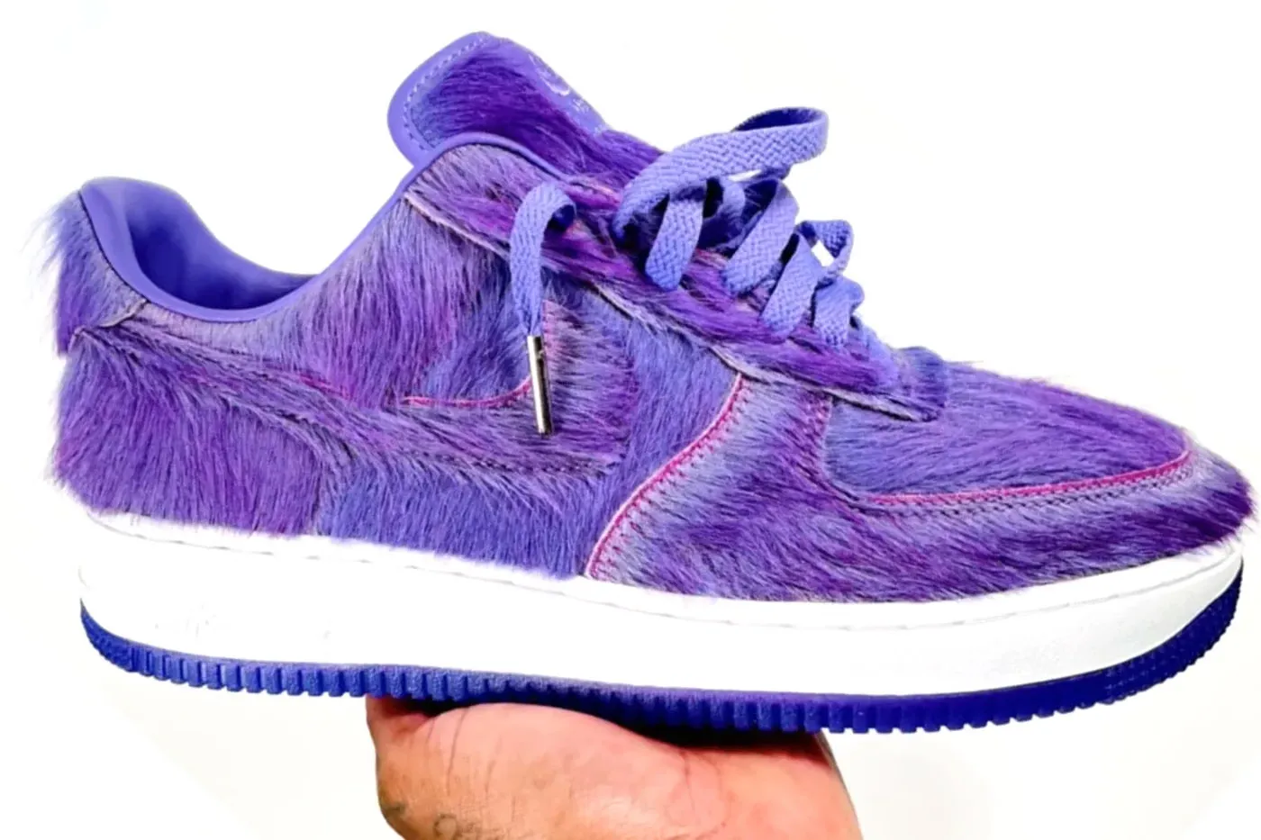 Nike Air Force 1 Low QS Pony Hair 最新「Atomic Violet／Voltage Purple」配色鞋款率先曝光
