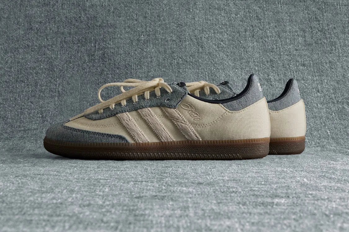 近赏 Kith × adidas Originals Samba「Denim」配色鞋款