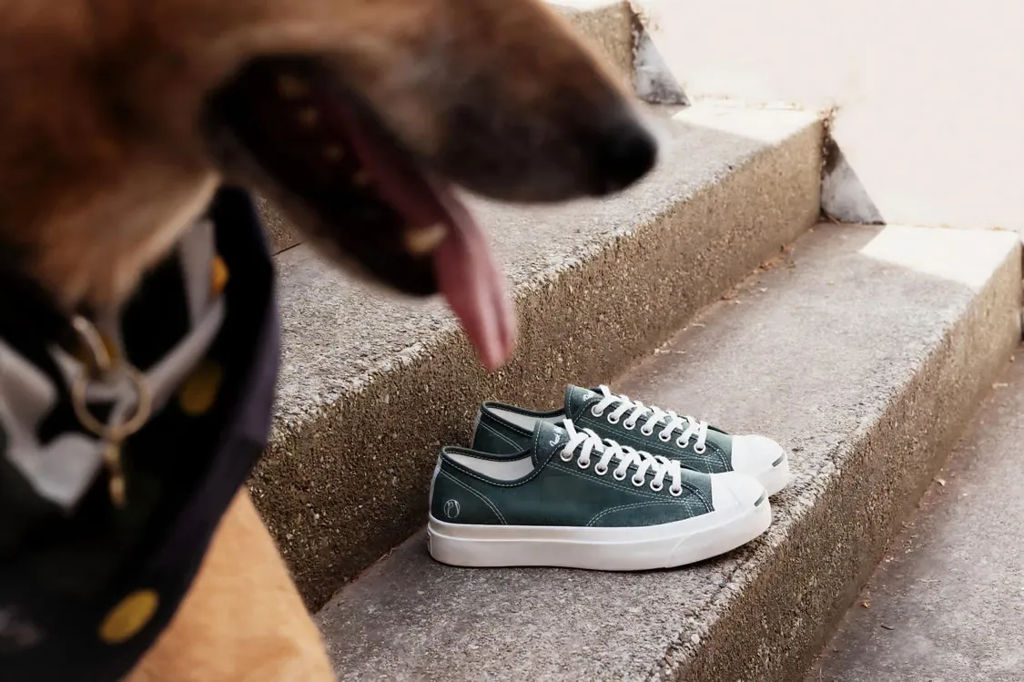 Converse 携手 Palmes 推出全新联名 Jack Purcell PDM「开口笑」鞋款