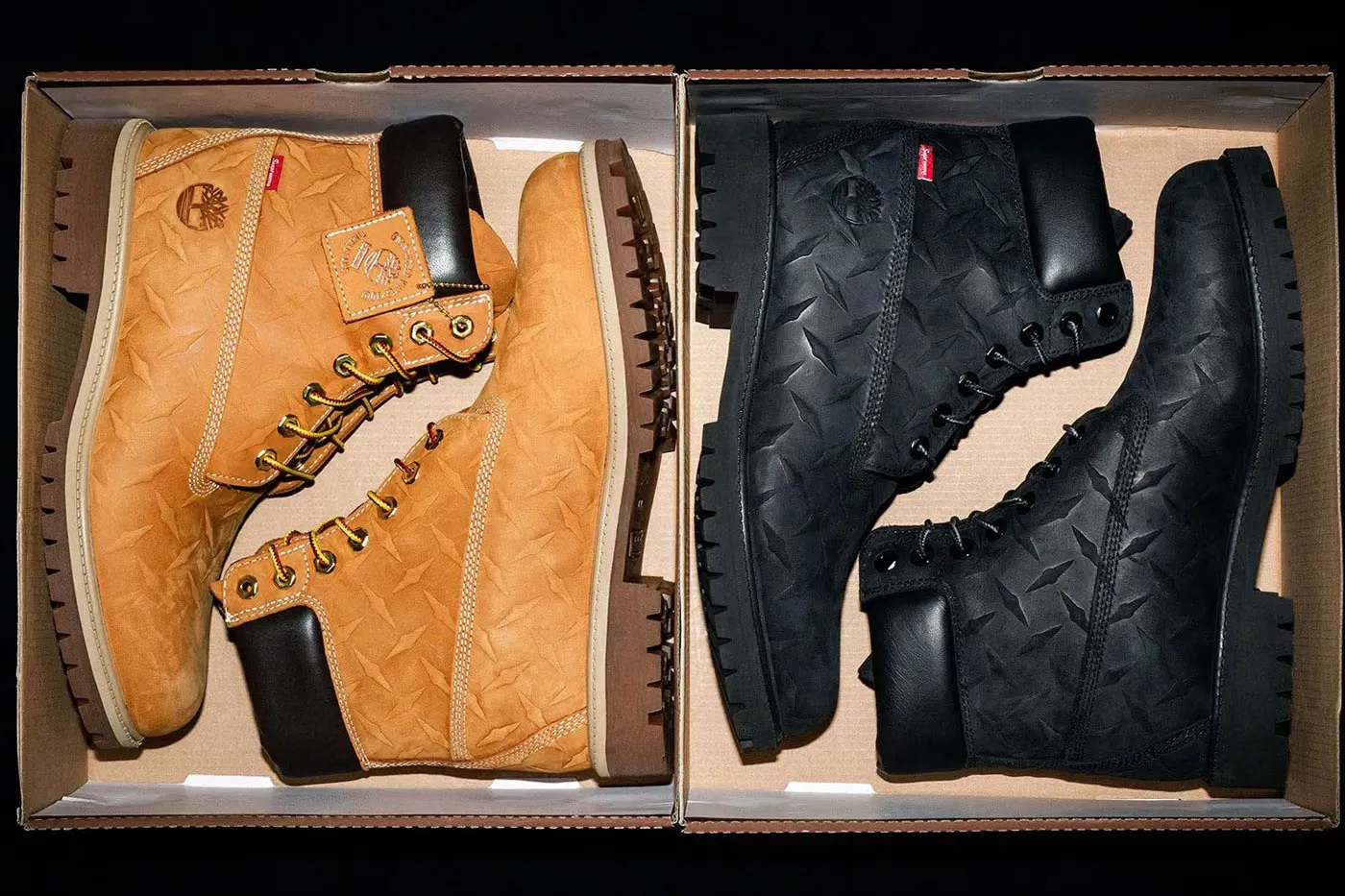 Supreme × Timberland「Diamond Plate」6 英寸靴 FW26 回归