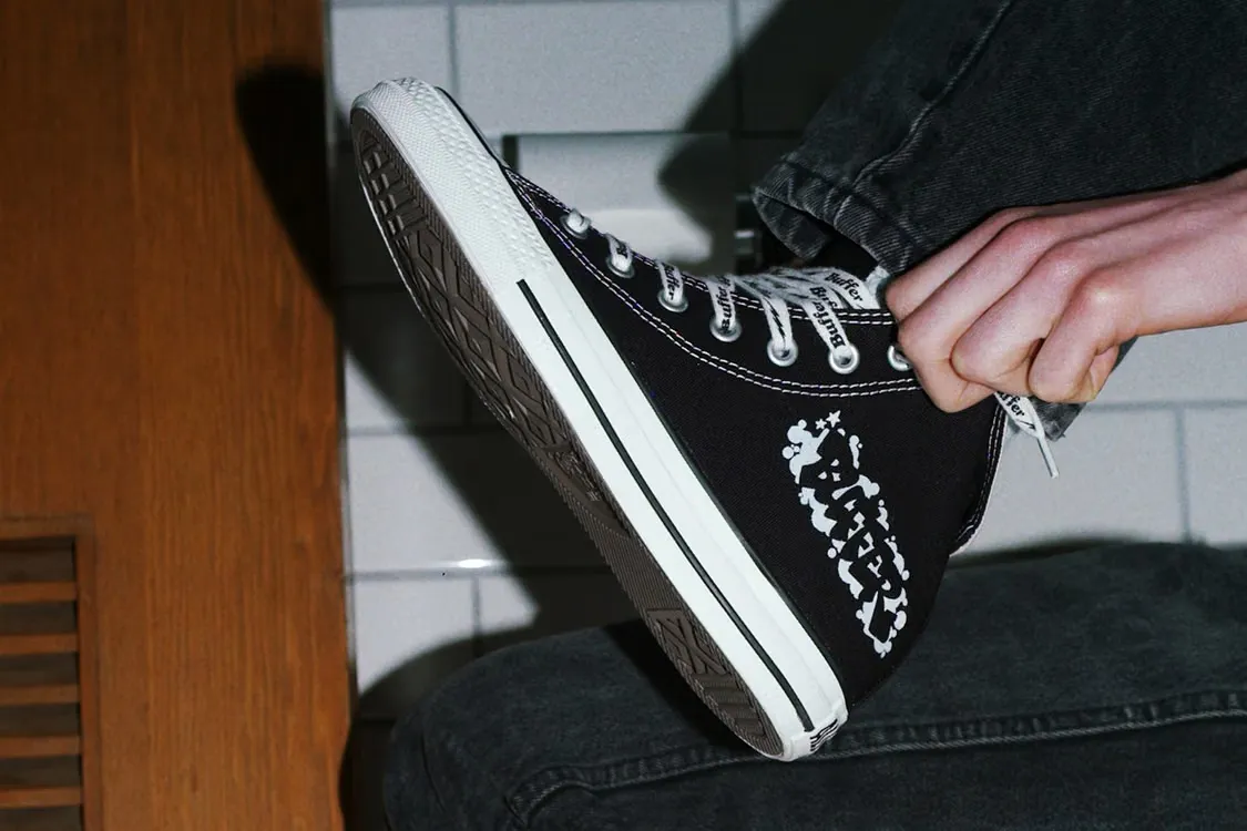 Buffer × Converse All Star Hi「BOMBING」图案黑色鞋面正式登场