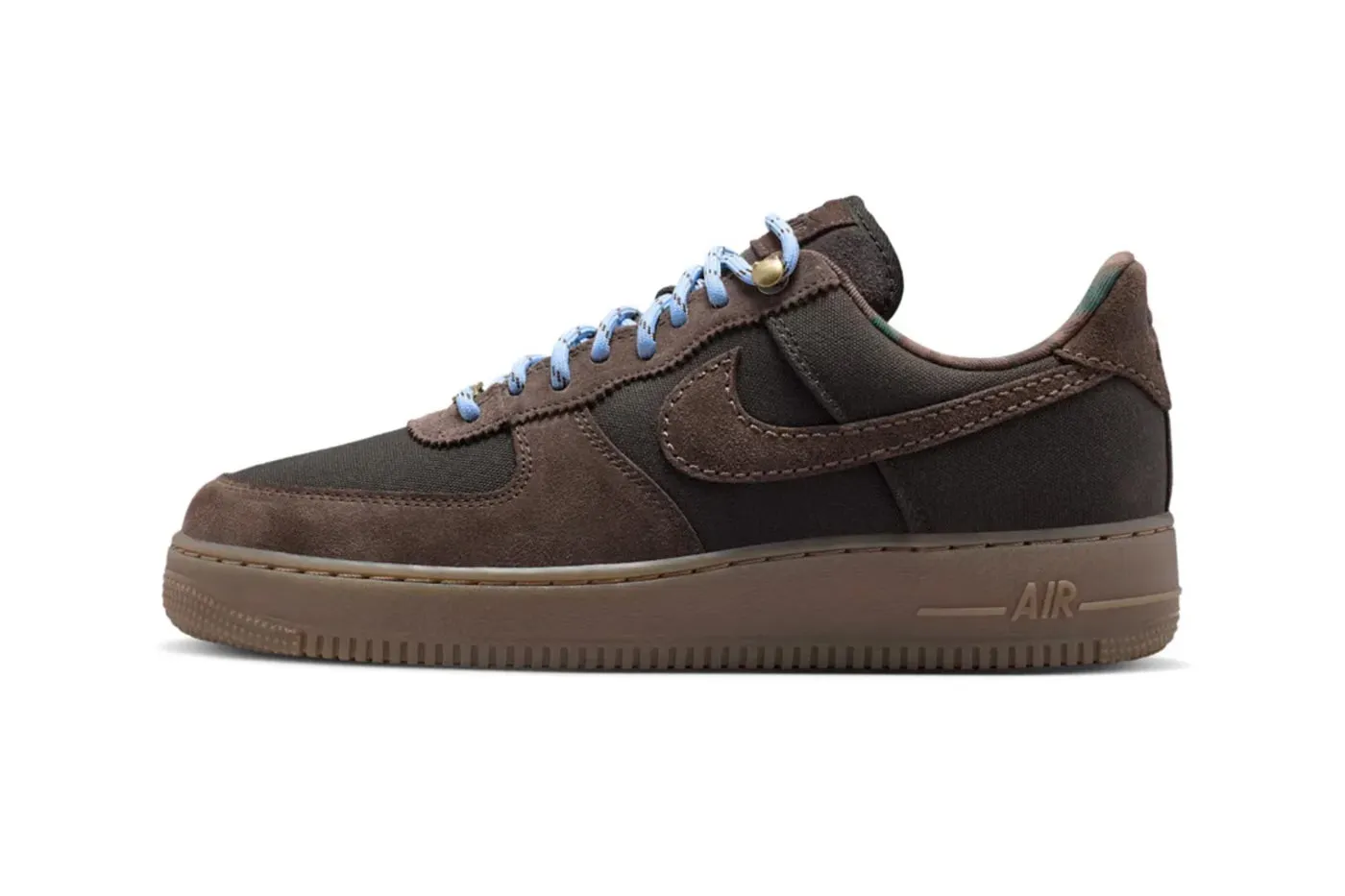 Nike 为 Air Force 1 Low Workboot「Shadow Brown」鞋款注入绳索鞋带与金色五金元素
