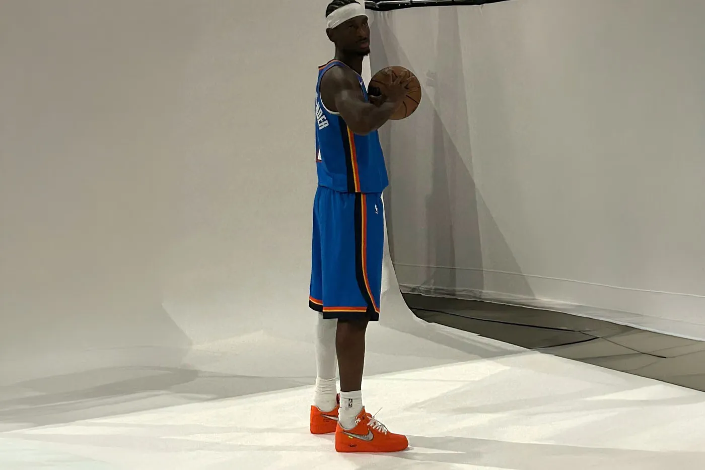 Shai Gilgeous-Alexander 率先上脚未发布之 Virgil Abloh Archive × Nike Air Force 1 Low