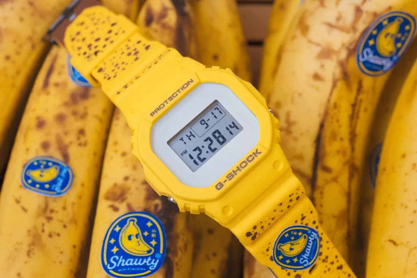 BAIT × G-SHOCK 以香蕉为灵感打造「Yamagata's Finest」DW5600 联乘腕表
