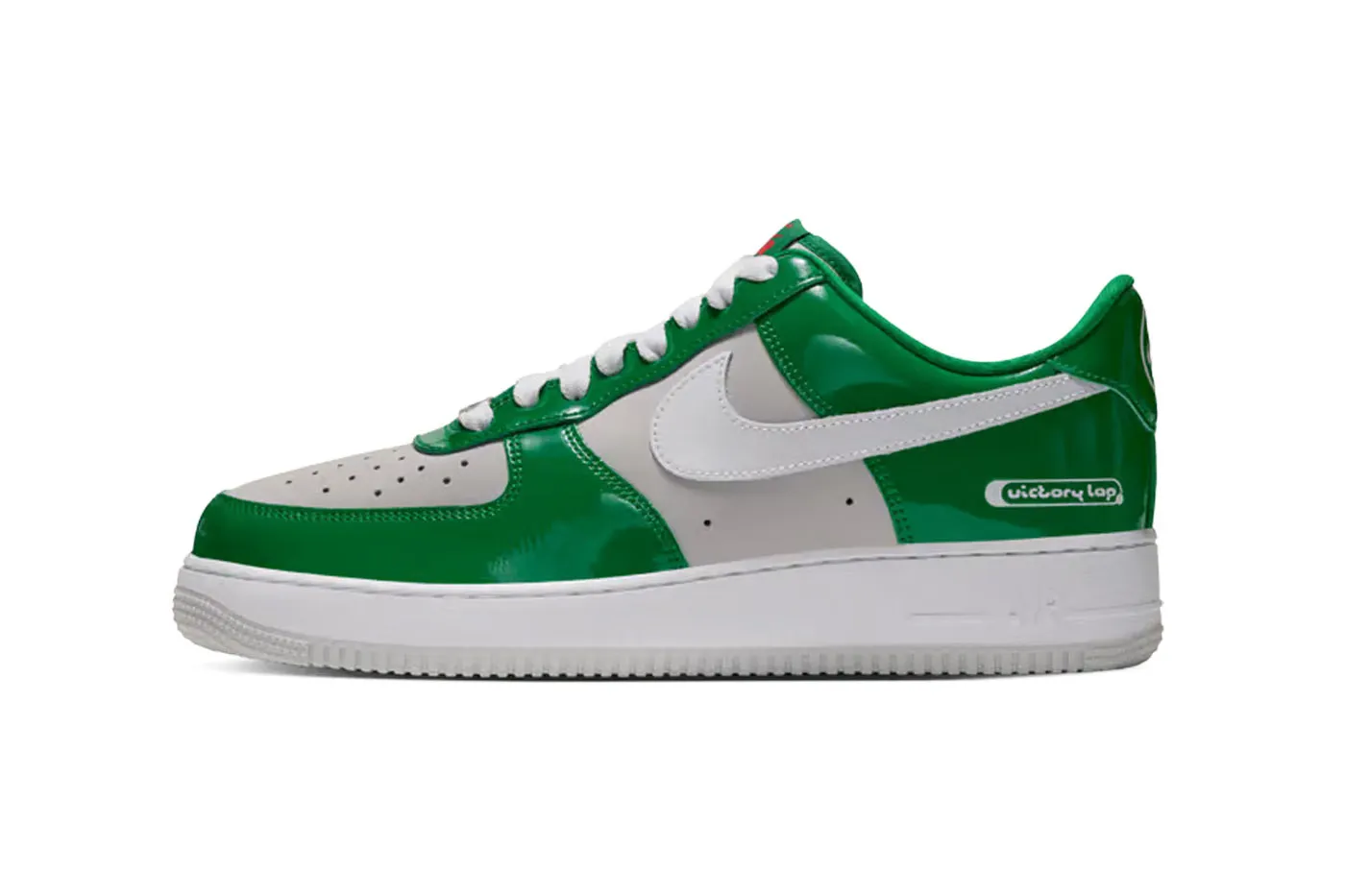 Victory Lap Radio × Nike 打造 Air Force 1 Low 漆皮联乘鞋款「Pine Green」