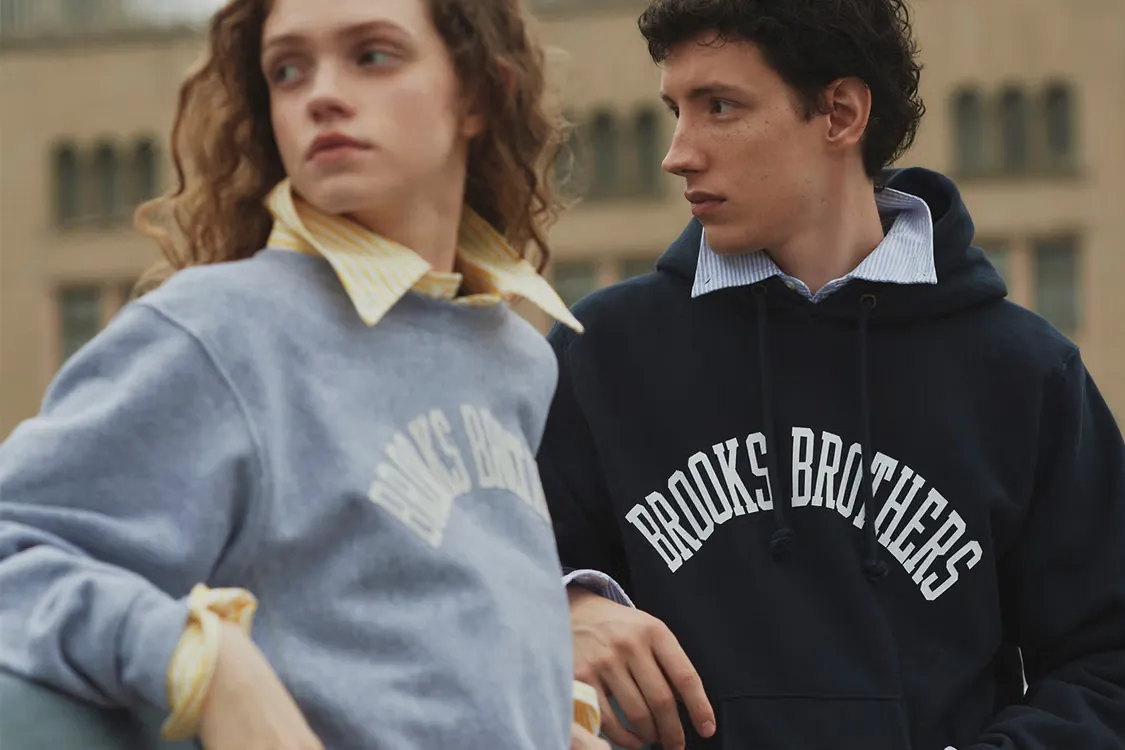 Brooks Brothers 与 Champion 携手推出日本限定 Reverse Weave® 联乘系列