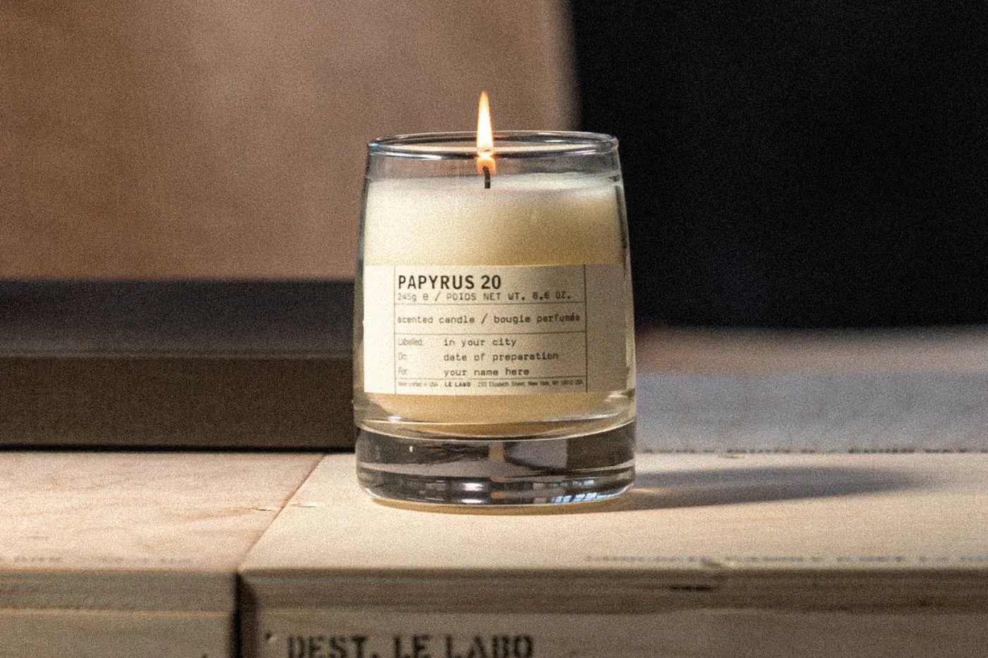 Le Labo 经典香氛蜡烛系列迎来最新成员 PAPYRUS 20