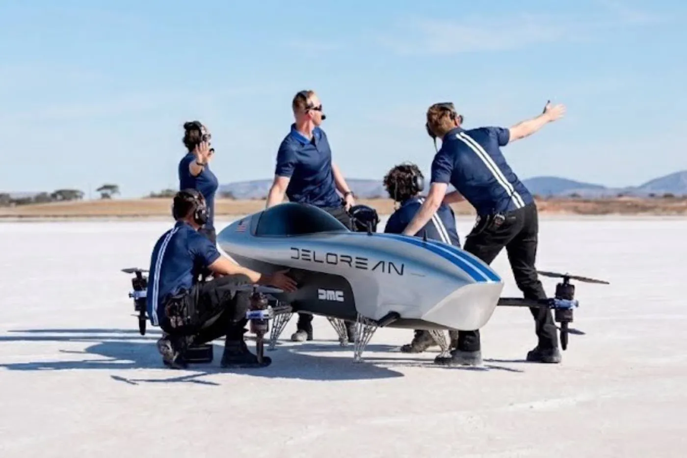 DeLorean 成为首支加入 Airspeeder 电动飞天车赛事的美国车队
