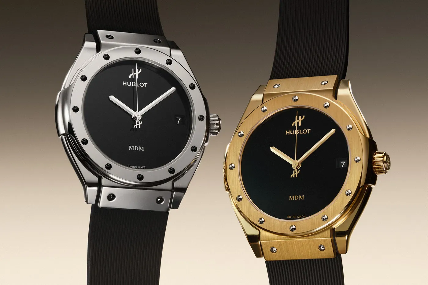 Hublot 以黄金及白金材质重塑 1980 年初代腕表