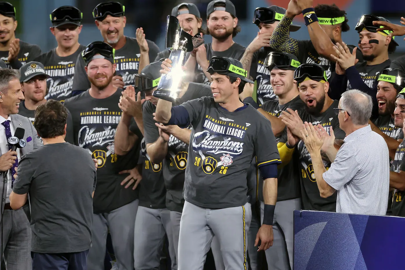 Milwaukee Brewers 横扫 Los Angeles Dodgers 晋级,自 1982 年以来首次跻身 World Series
